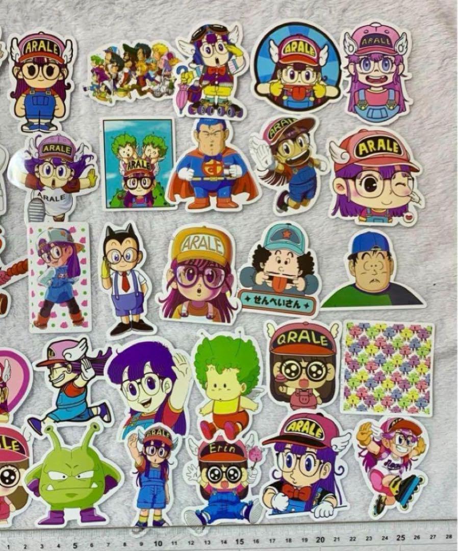 Amazon.co.jp: 50枚 Dr.スランプ あられちゃん 防水ステッカー シール